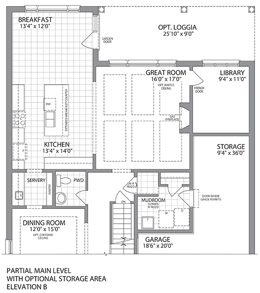 CHURCHILL Upper Level Elev B
