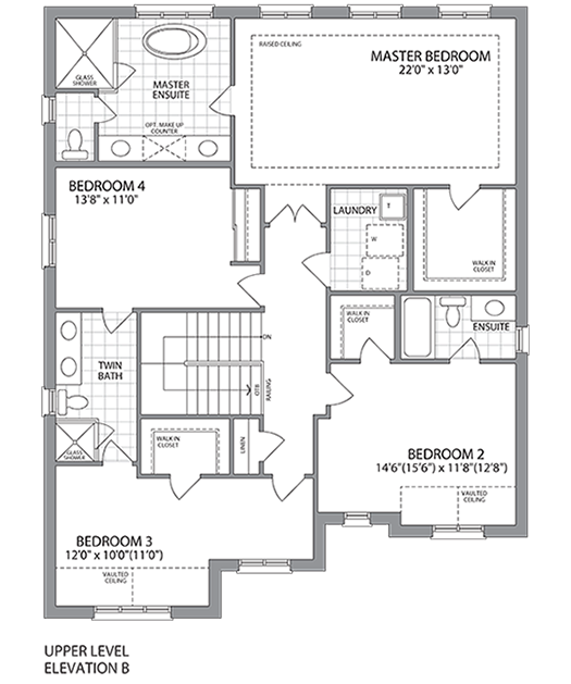 PARKWOOD Upper Level Elev A